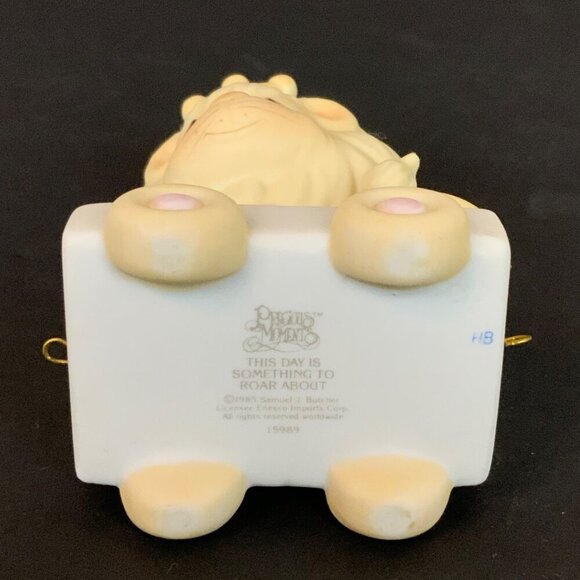 Vintage Enesco Precious Moments Birthday Train Age 5 Lion Figurine 1985 - Picture 6 of 8